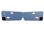 Door Trim Panels - Pair - Shadow Blue - Smooth Grain - RL1594BLUESHAD